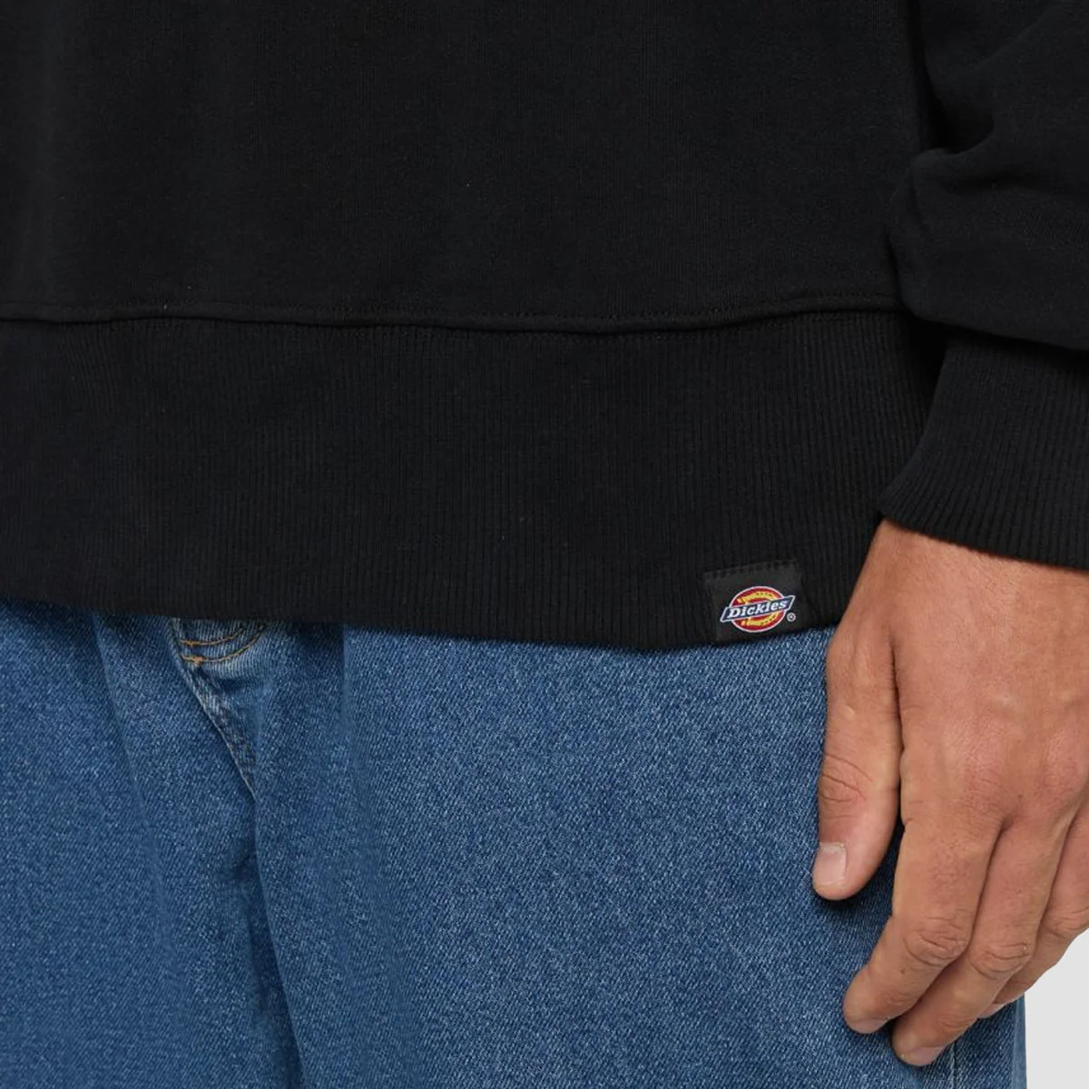 Dickies Aitkin Chest Sweatshirt Black/Plum Perfect - Image 3