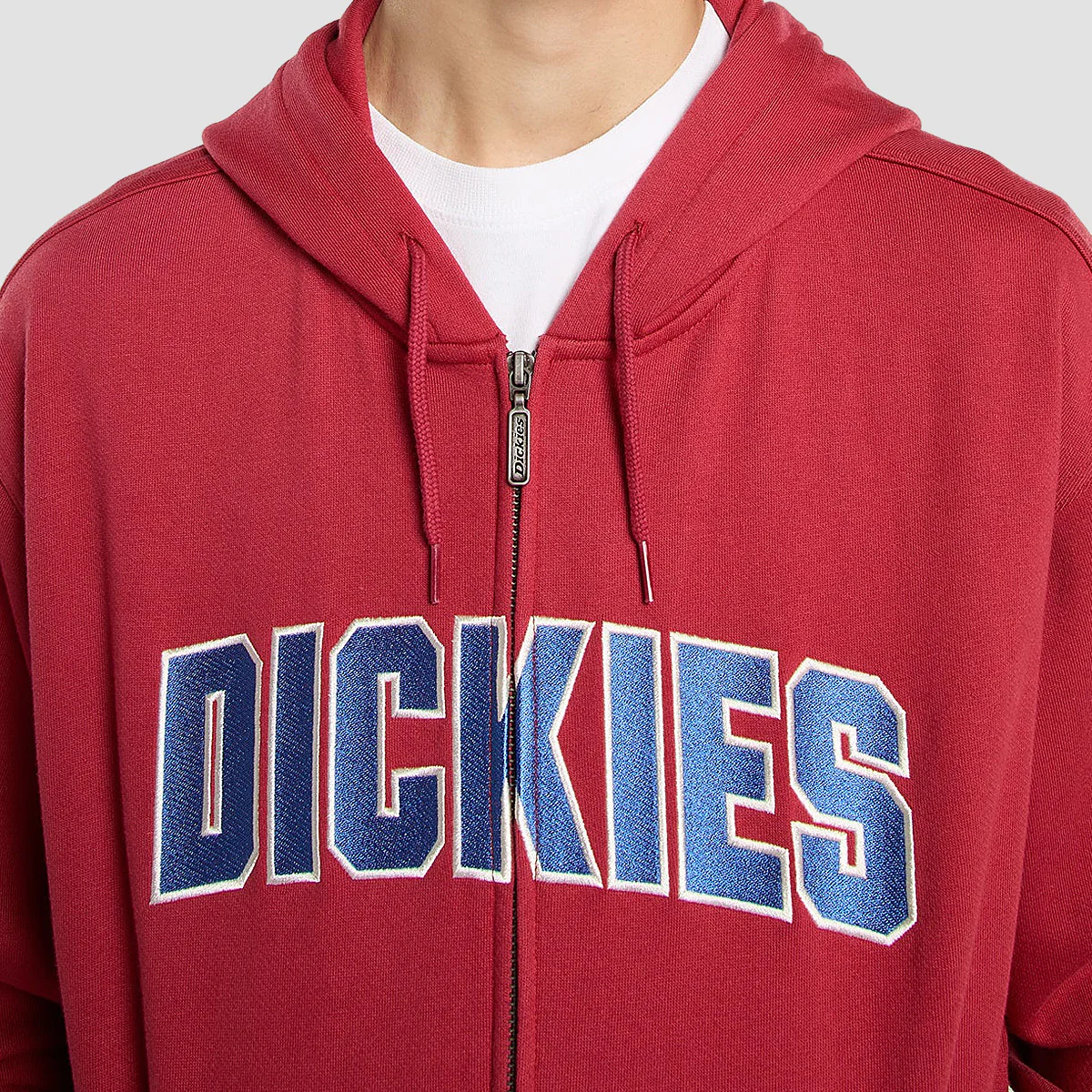 Dickies Aitkin Zip Hoodie Garnet - Image 2