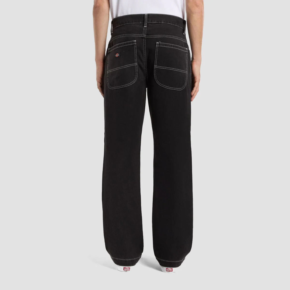 Dickies Double Knee Relaxed Fit Jeans Black Denim - Image 2