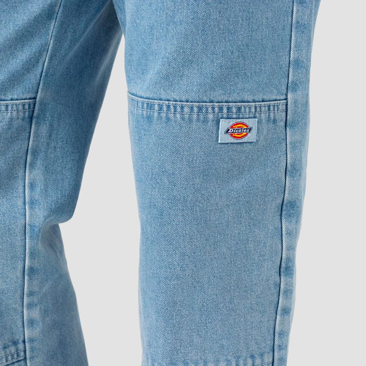 Dickies Double Knee Relaxed Fit Jeans Light Wash - Image 3