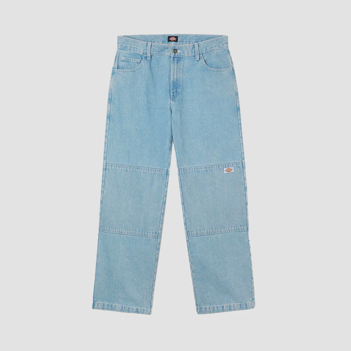 Dickies Double Knee Relaxed Fit Jeans Light Wash - Image 5