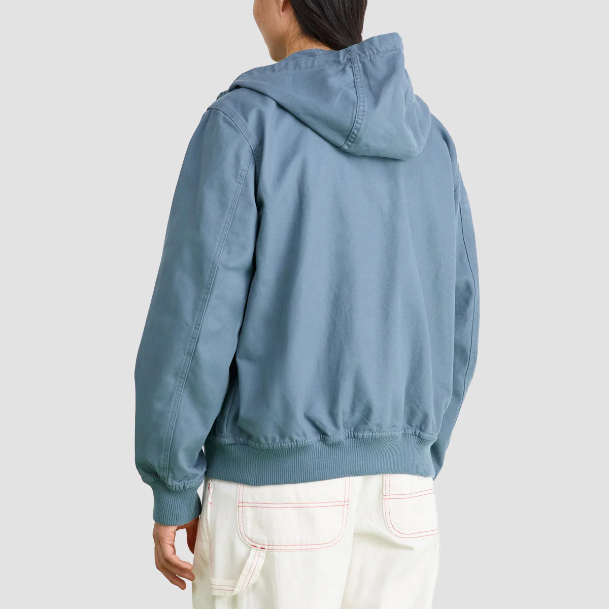 Dickies Duck Canvas Hooded Unlined Jacket Stormy Weather - Image 2
