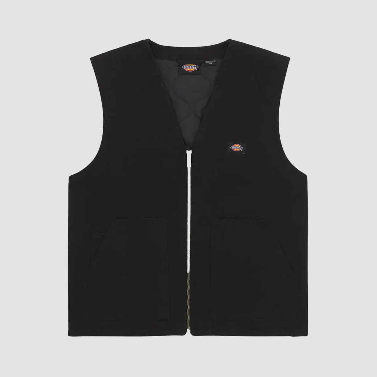 Dickies Duck Canvas Summer Vest Jacket SW Black - Image 3