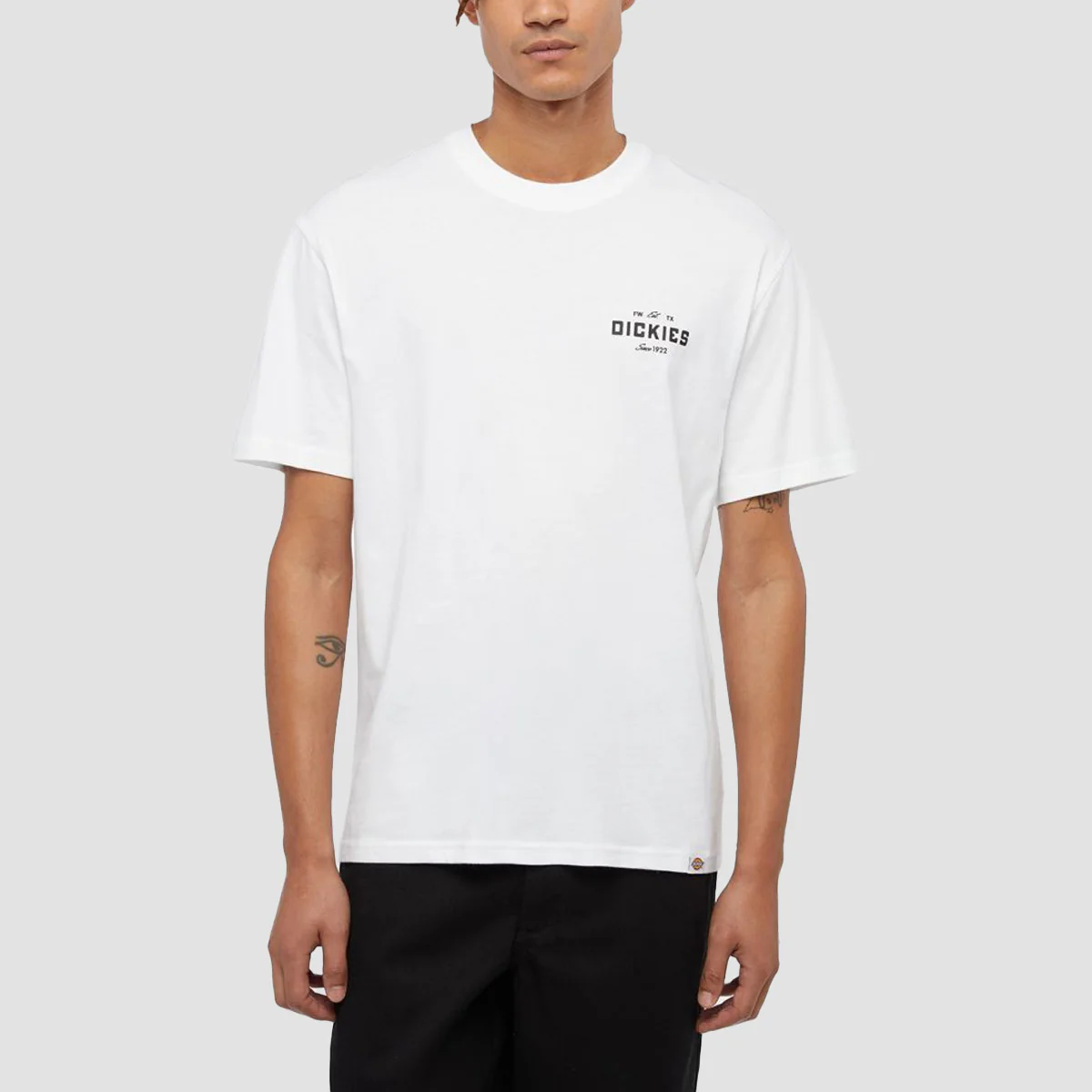 Dickies Emblem T-Shirt White - Image 2