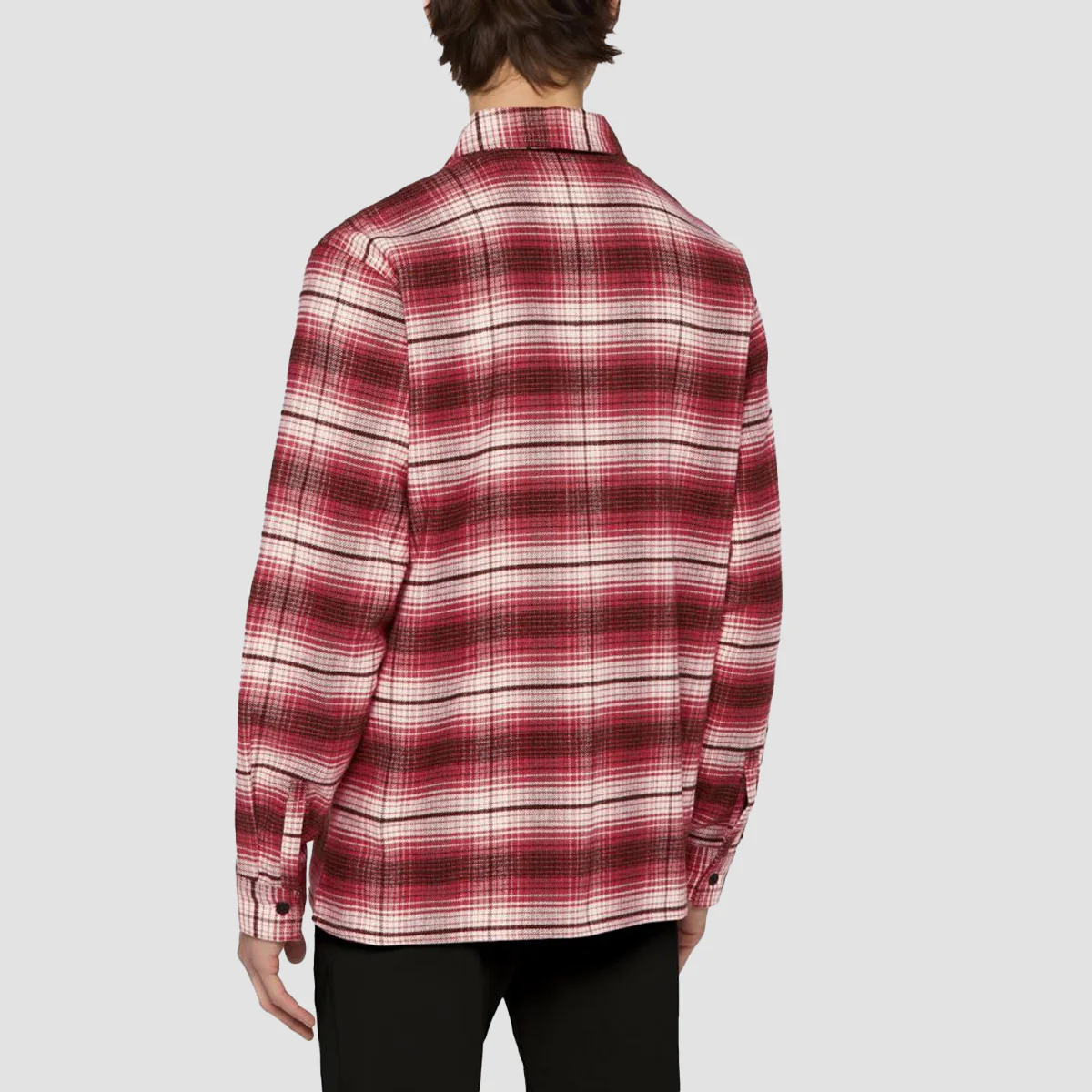 Dickies Forest Check Longsleeve Shirt Red Ochre - Image 2