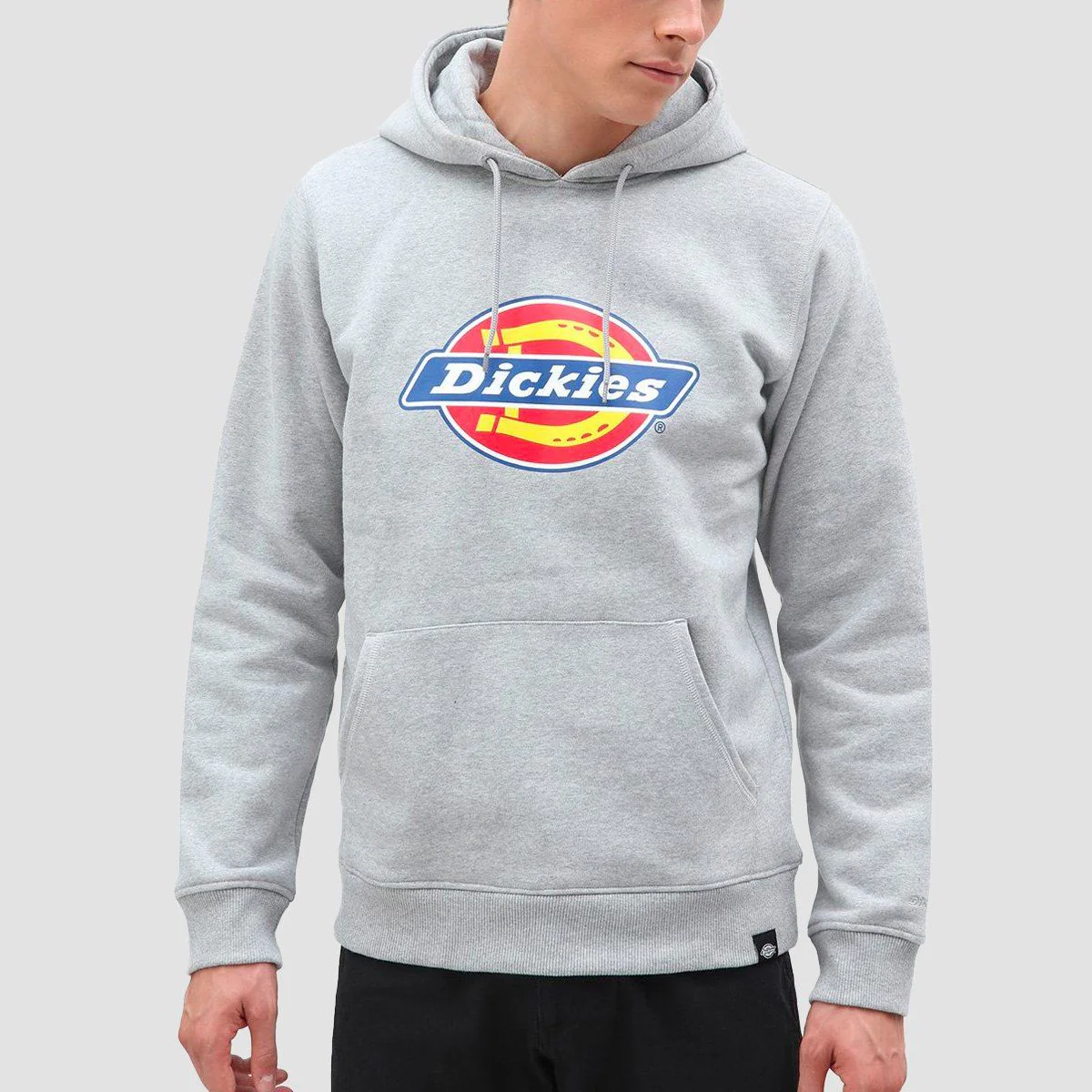 Dickies Icon Logo Pullover Hoodie Grey Melange