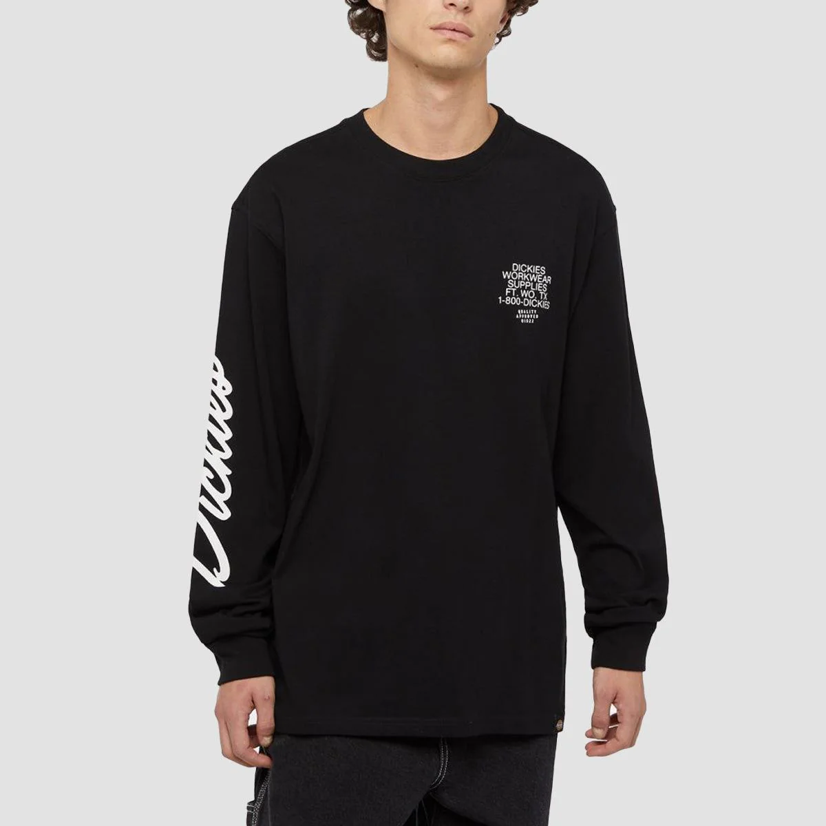Dickies Industrial Longsleeve T-Shirt Black - Image 2