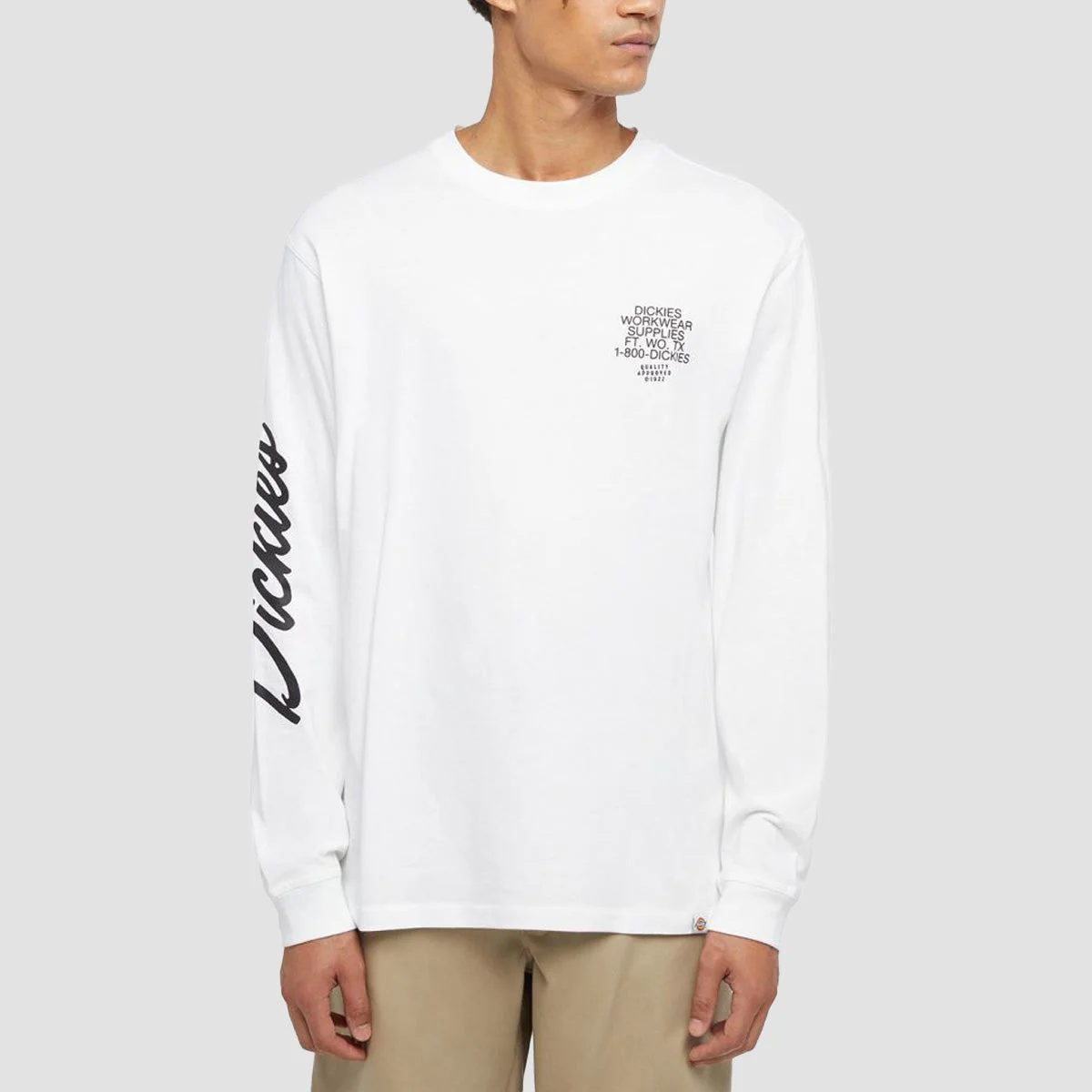 Dickies Industrial Longsleeve T-Shirt White - Image 2