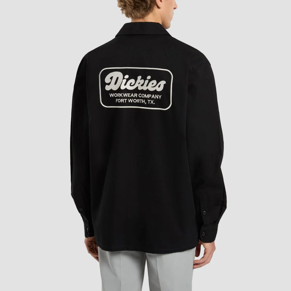 Dickies Lewistown Longsleeve Shirt Black - Image 2