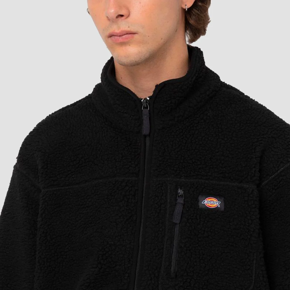 Dickies Mount Hope Fleece Jacket Black - Image 2