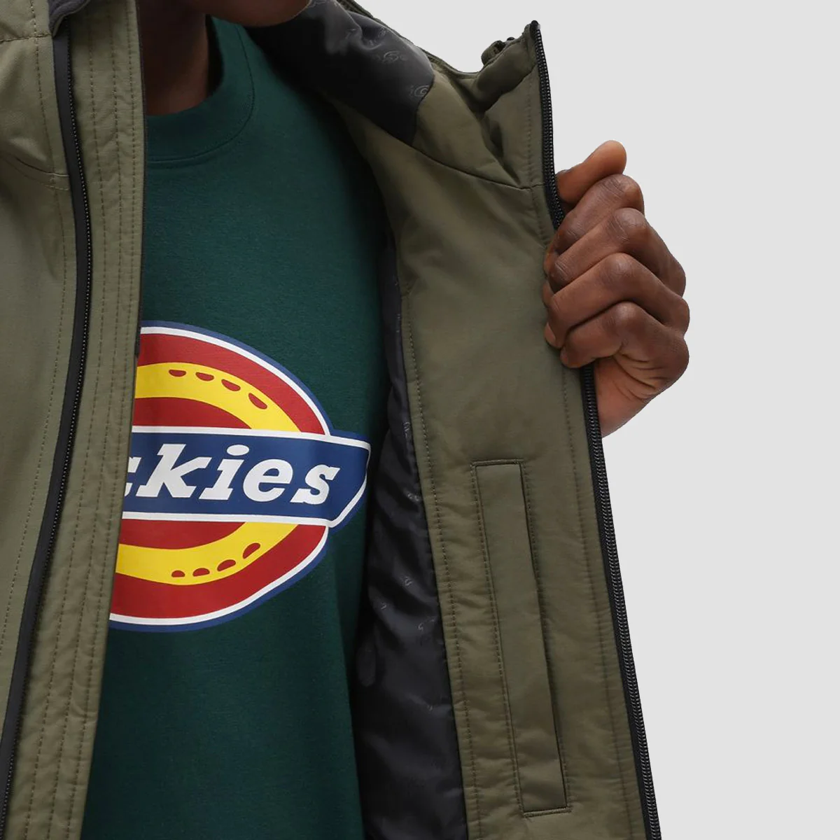 Dickies New Sarpy Jacket Military Green - Image 3