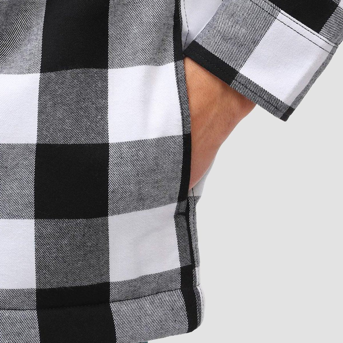 Dickies Sherpa Lined Sacramento Longsleeve Shirt Black - Image 4