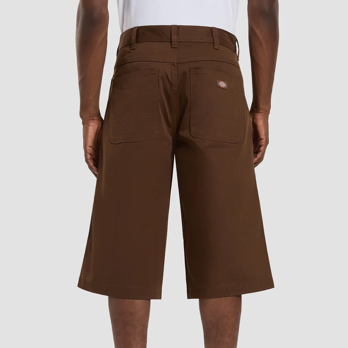 Dickies Union 17" Twill Shorts Timber Brown - Image 2