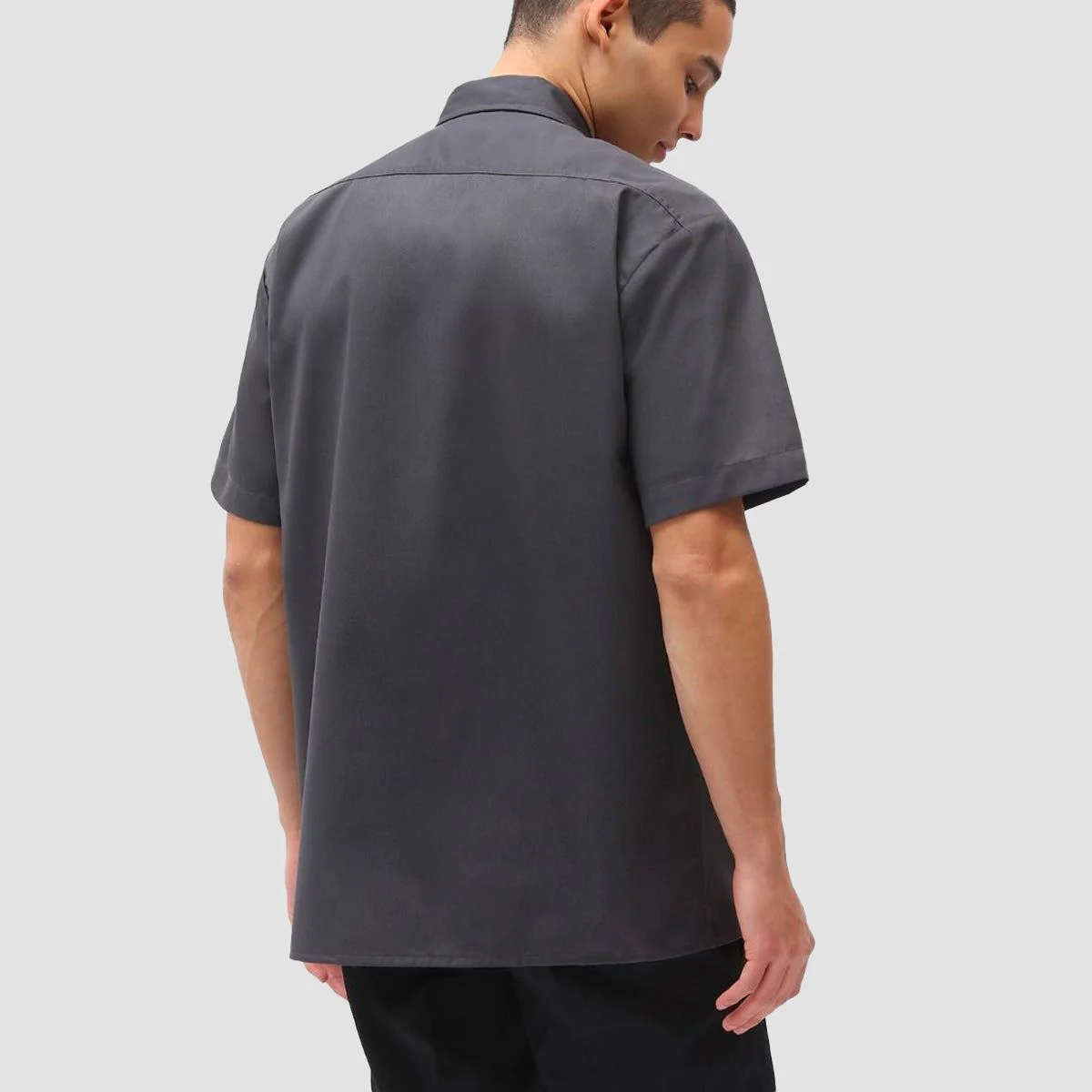 Dickies Work Short Sleeve Shirt Recycled Charcoal Grey - Image 2