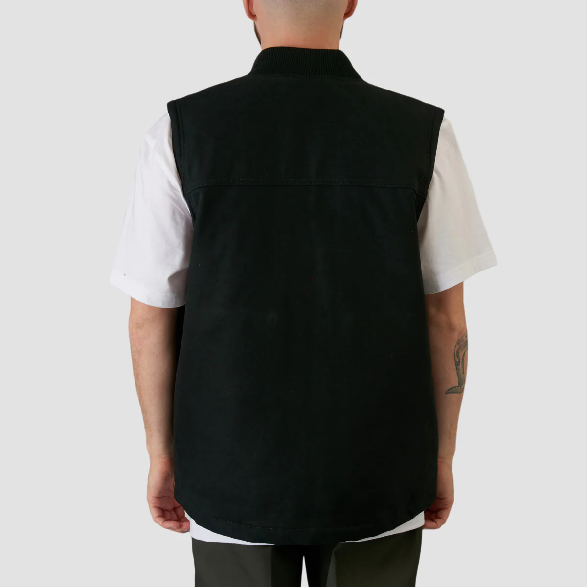 Dickies X Spitfire Vest Jacket Black - Image 3