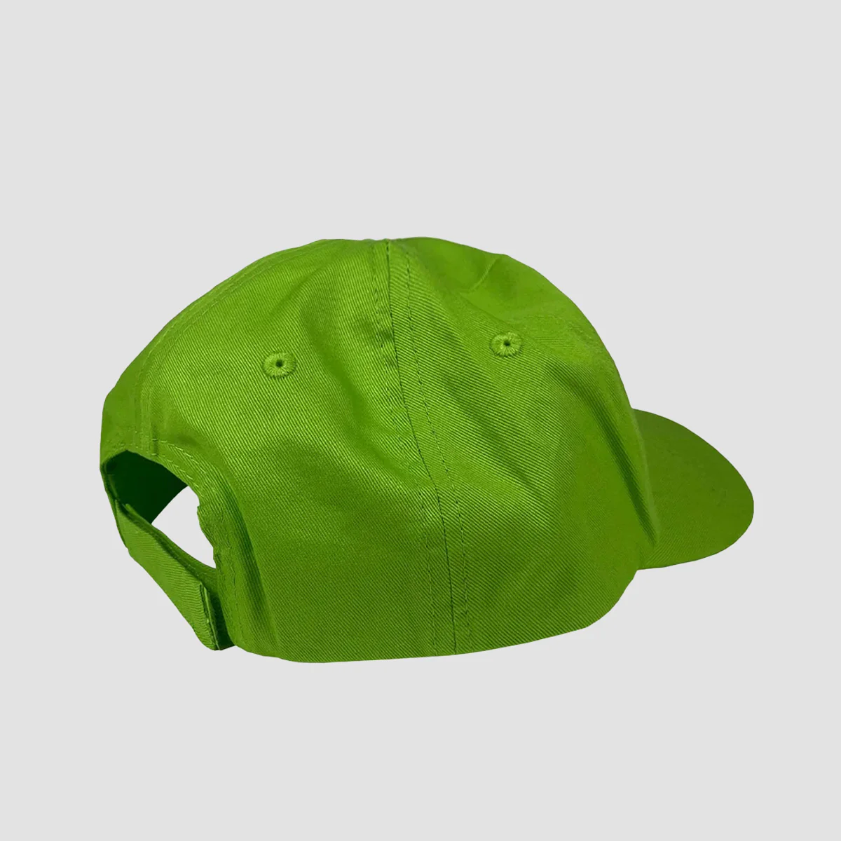 Dungeon Logo Twill Canvas Cap Kermit Lime/Neon Pink - Image 2
