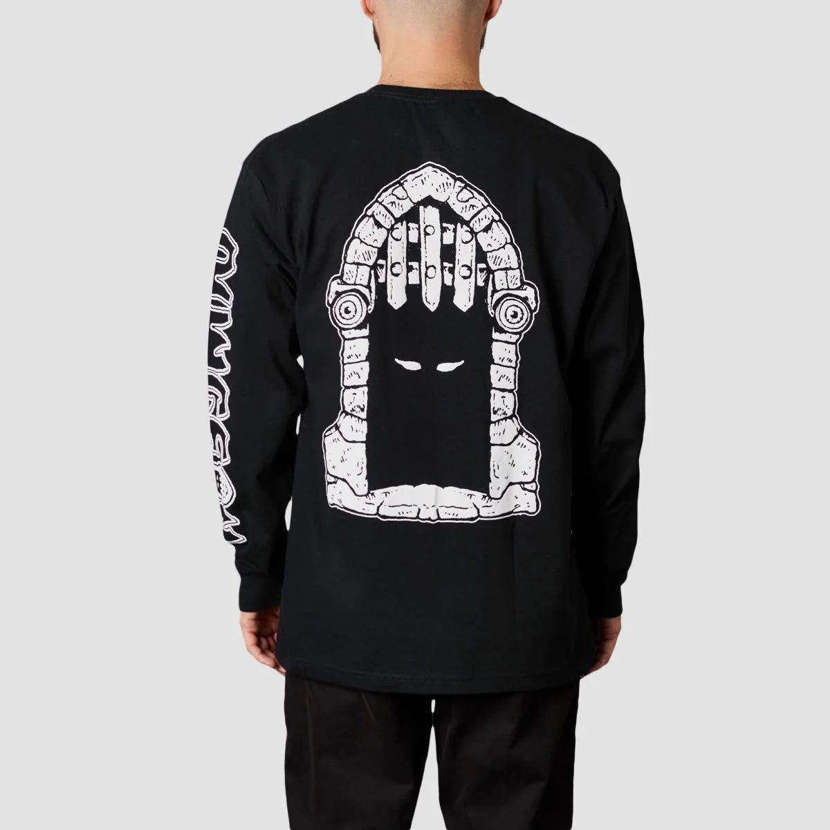 Dungeon Portculiss Longsleeve T-Shirt Black - Image 3