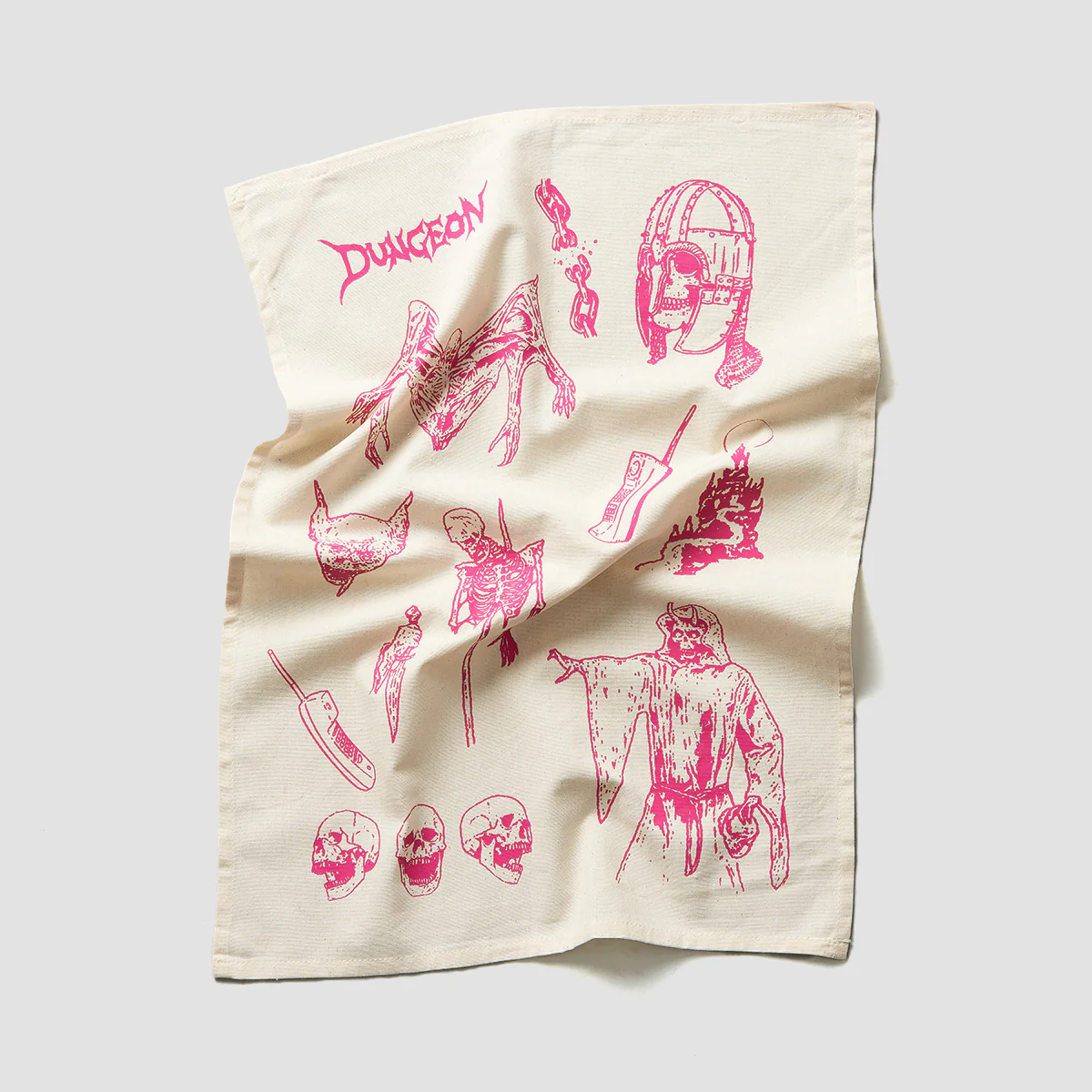 Dungeon Tea Towel Natural - Image 2