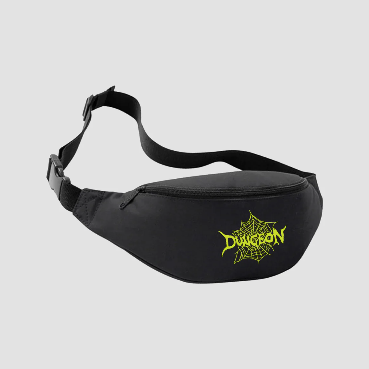 Dungeon Web Logo Belt Bag Black/Green
