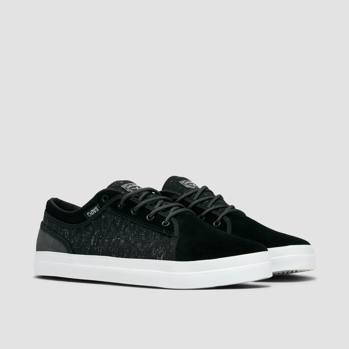 DVS Aversa+ Shoes - Black/Charcoal Textile - Image 2