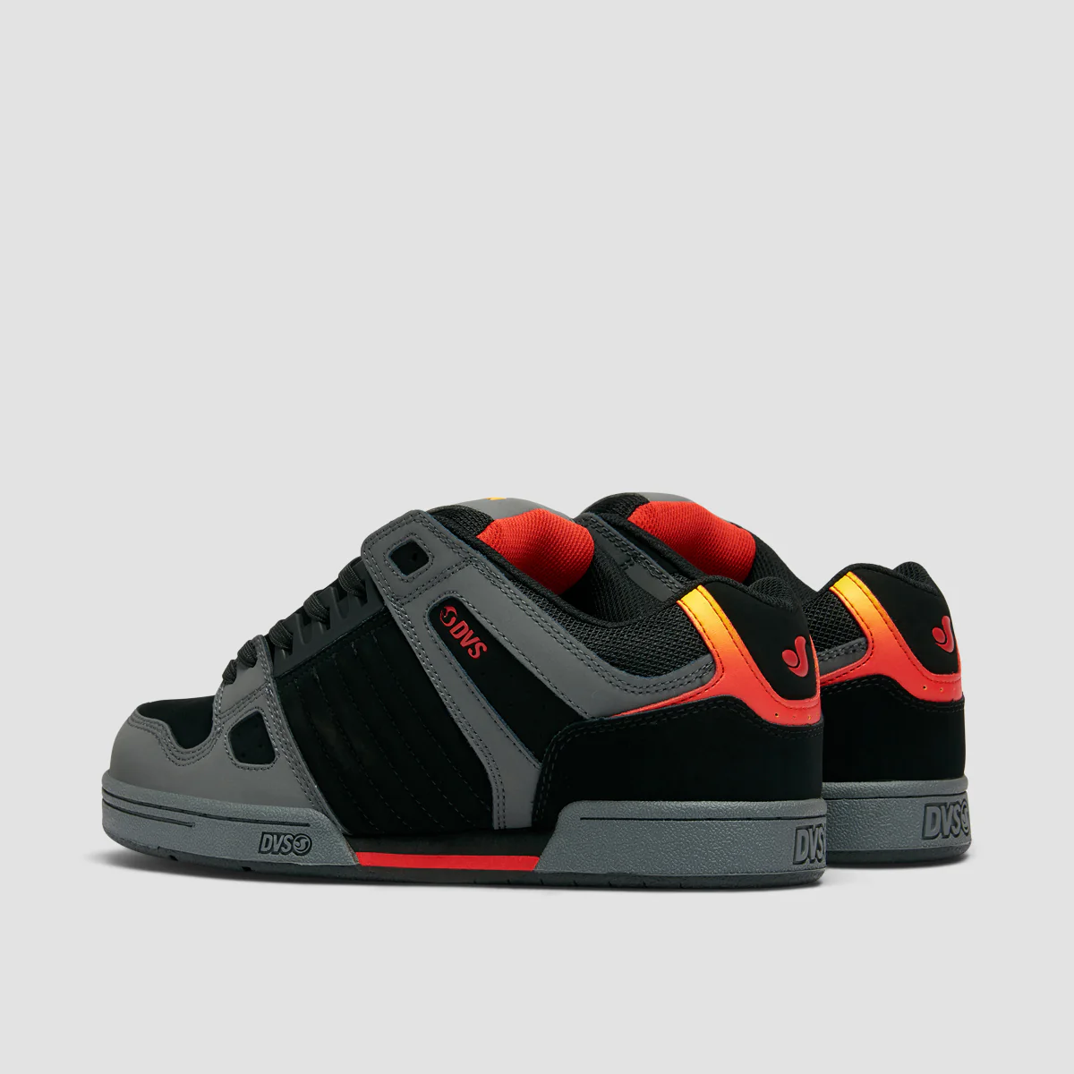 DVS Celsius Shoes - Charcoal/Black/Red Nubuck - Image 3