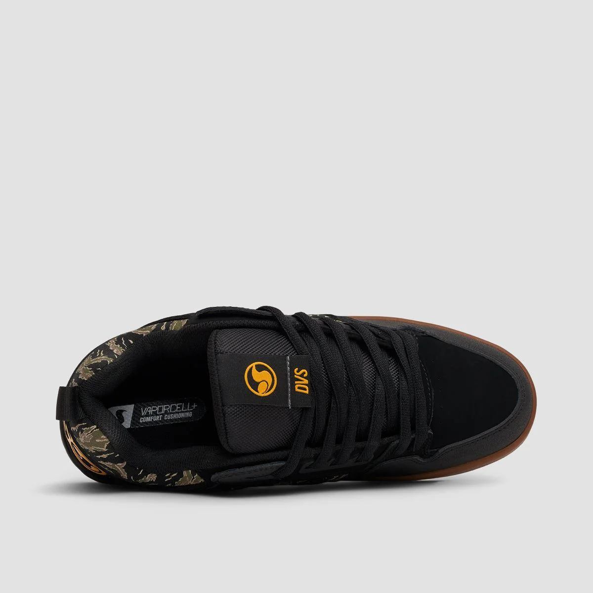 DVS Comanche 2.0+ Shoes - Black/Jungle/Camo Nubuck - Image 4