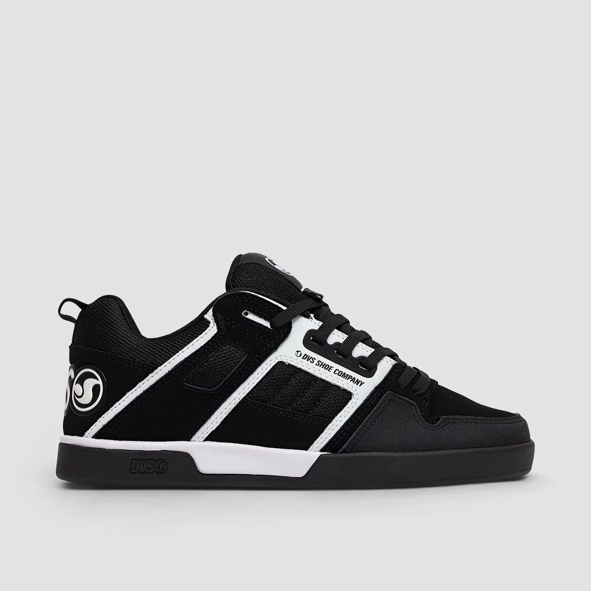 DVS Comanche 2.0+ Shoes - Black/White/Black Nubuck