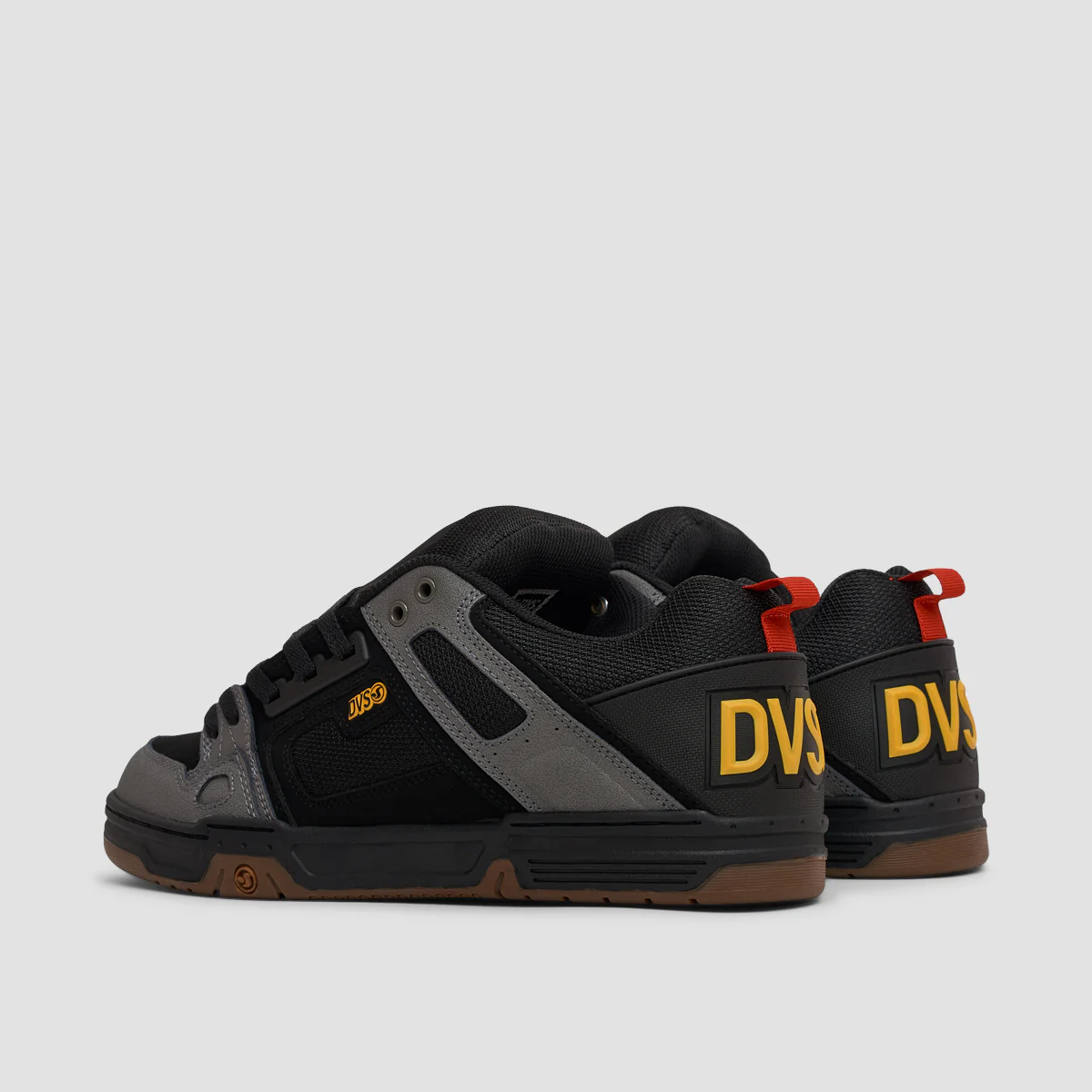 DVS Comanche Shoes - Black/Charcoal/Gum/Gold Fusion Nubuck - Image 3