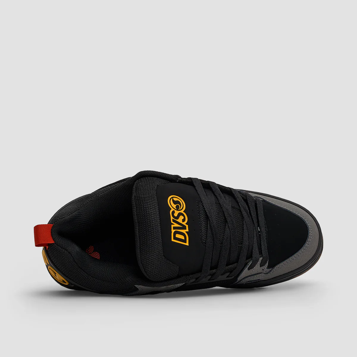 DVS Comanche Shoes - Black/Charcoal/Gum/Gold Fusion Nubuck - Image 4