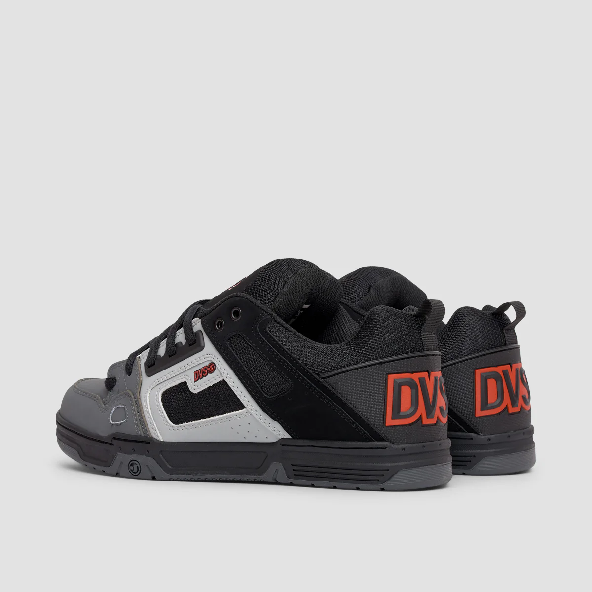 DVS Comanche Shoes - Black/Grey/Red Nubuck - Image 3