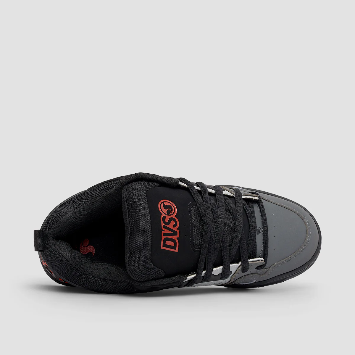 DVS Comanche Shoes - Black/Grey/Red Nubuck - Image 4