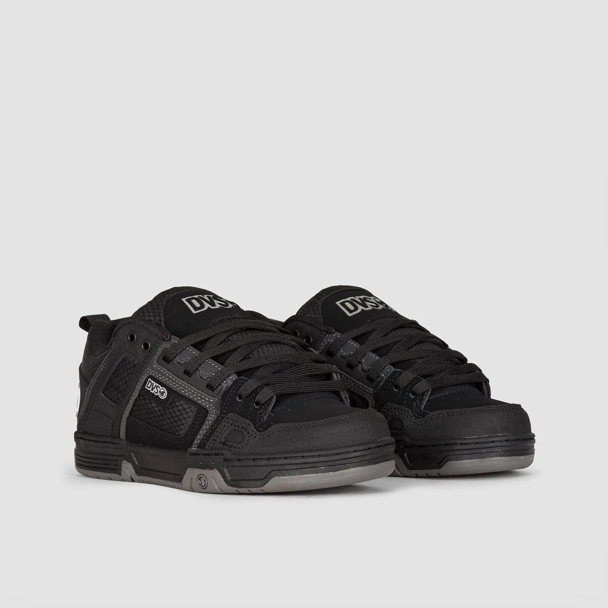 DVS Comanche Shoes - Black/Reflective/Charcoal/Nubuck - Image 2