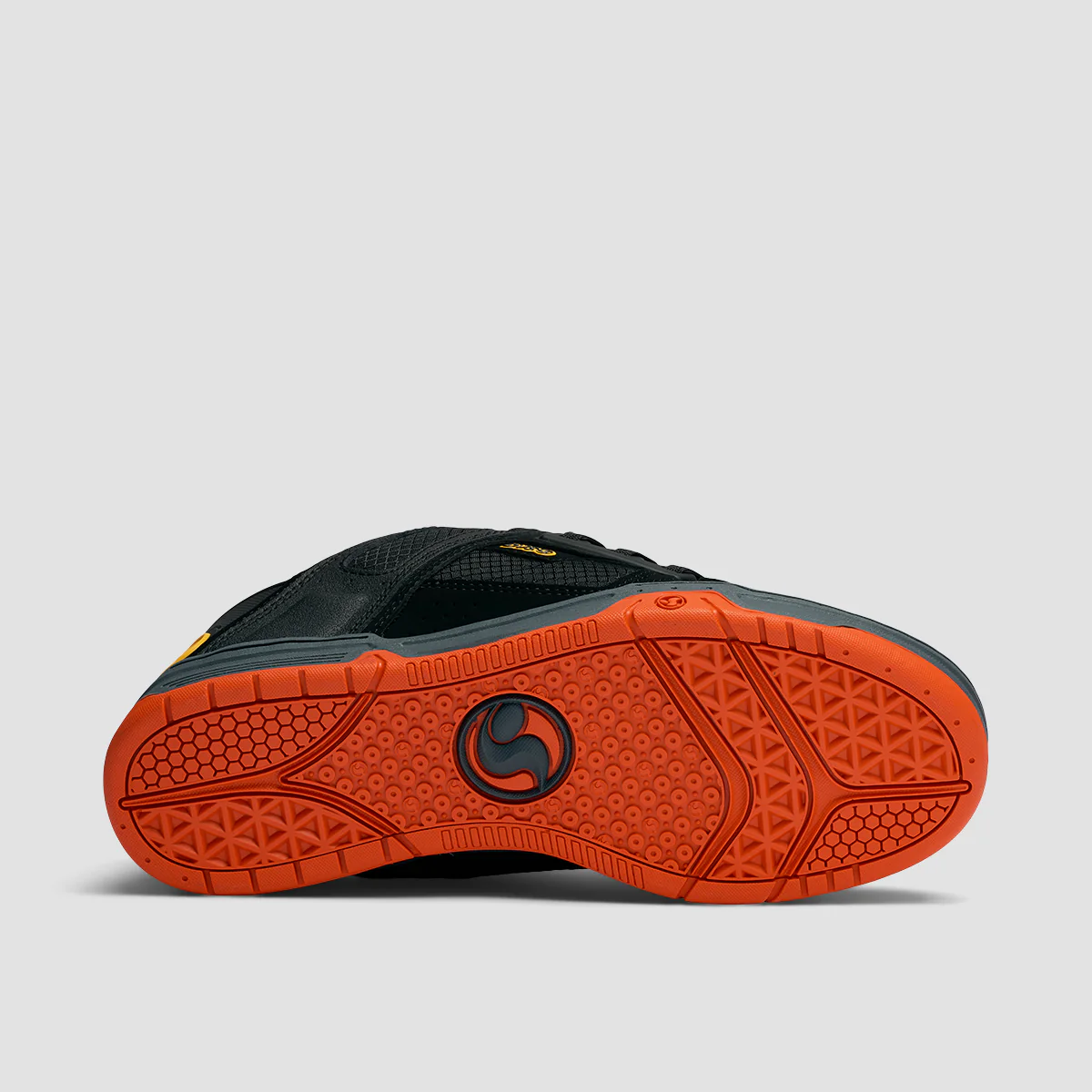 DVS Comanche Shoes - Black/Yellow/Fiery Red Nubuck - Image 5