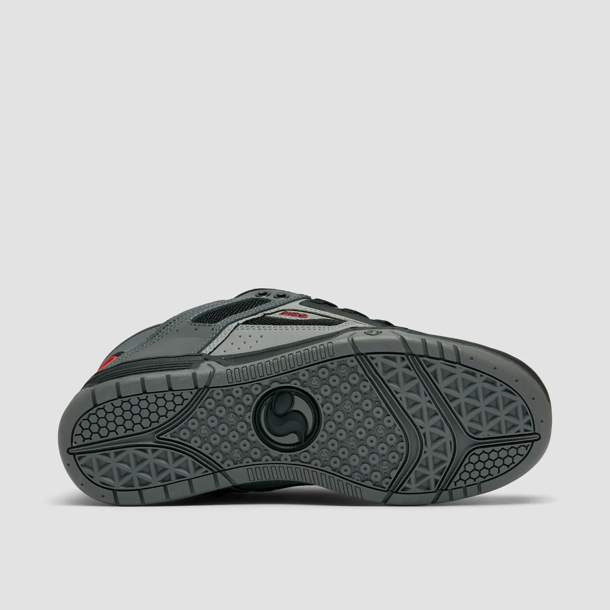DVS Comanche Shoes - Black/Charcoal/Red Nubuck - Image 5