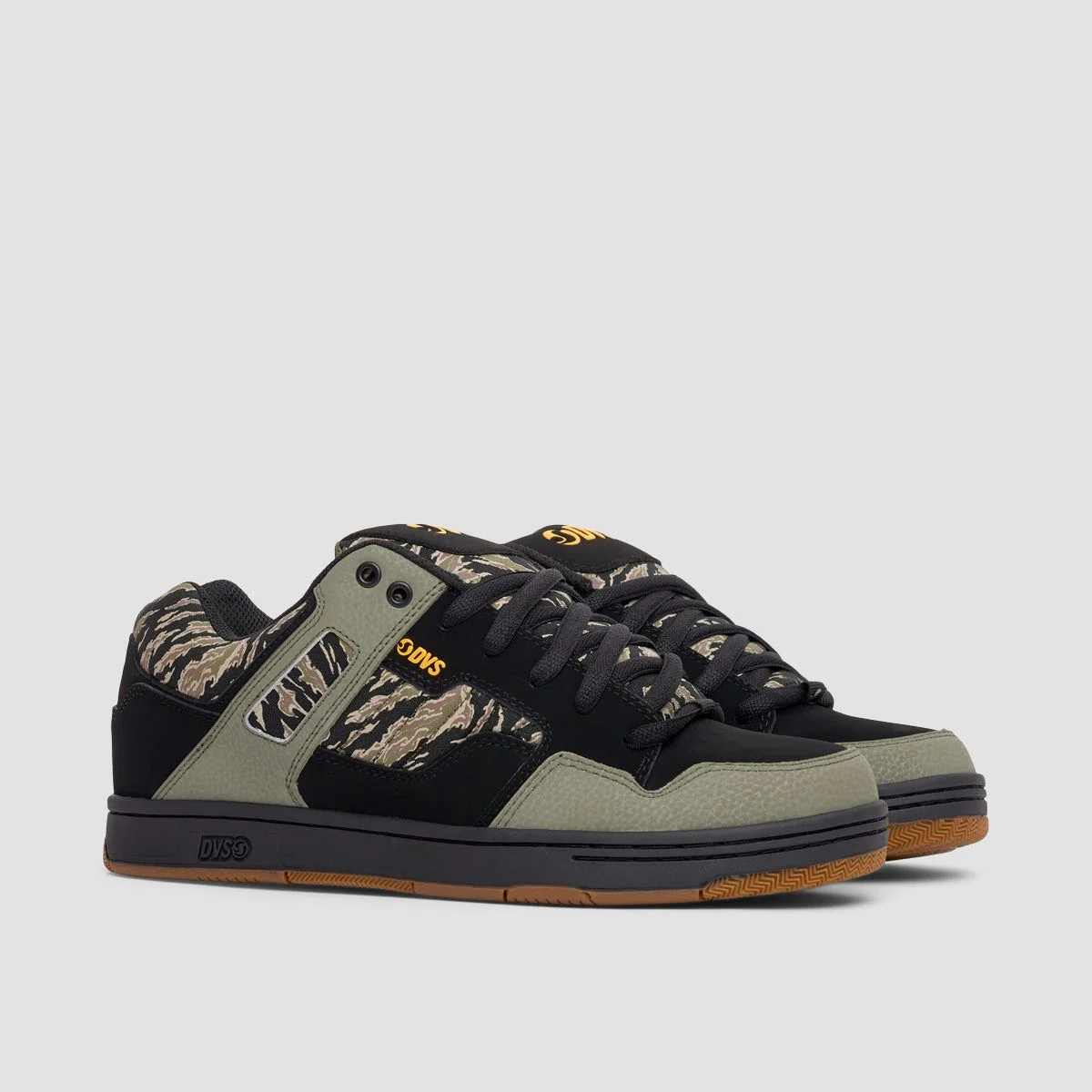 DVS Enduro 125 Shoes - Black/Jungle/Camo Nubuck - Image 2