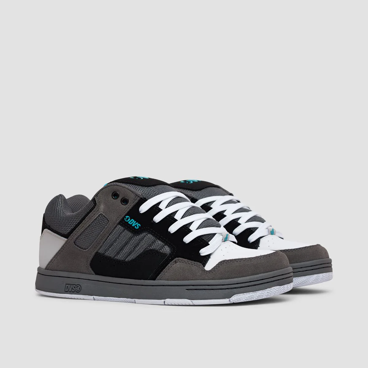 DVS Enduro 125 Shoes - Charcoal/White/Black Nubuck - Image 2