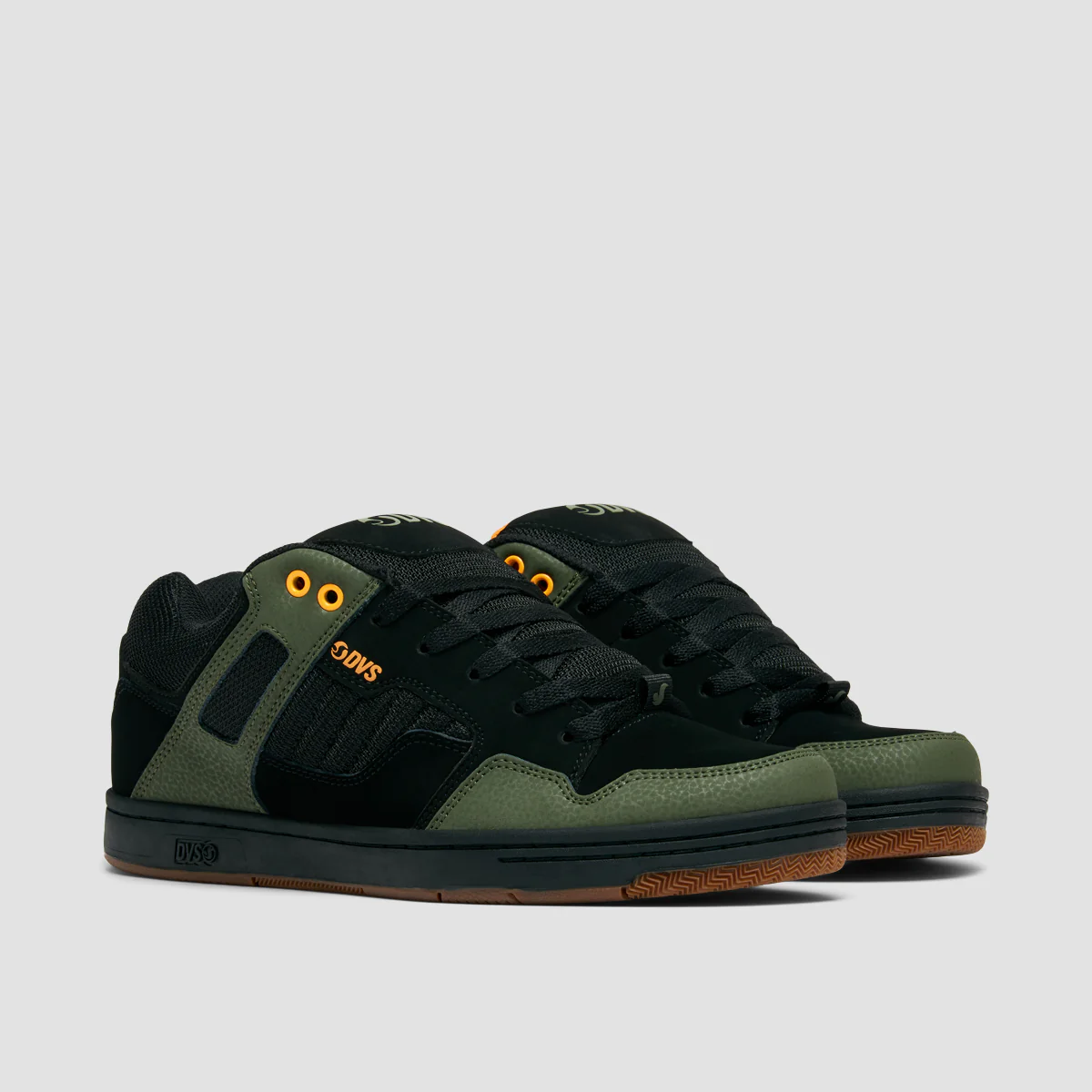DVS Enduro 125 Shoes - Black/Olive Leather - Image 2
