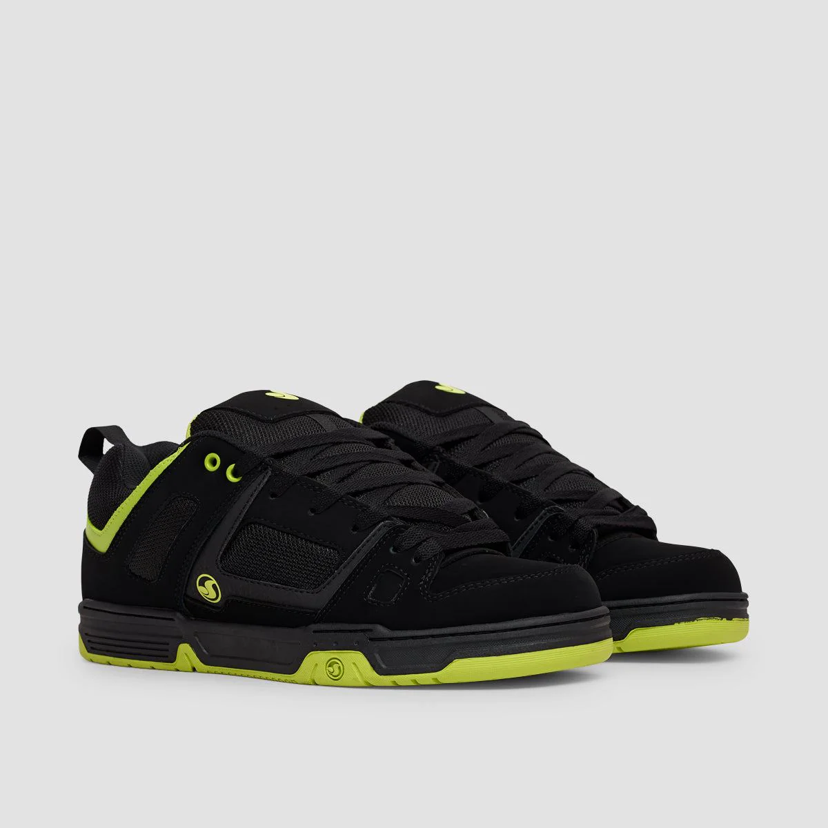 DVS Gambol Shoes - Black/Lime/PU Nubuck - Image 2