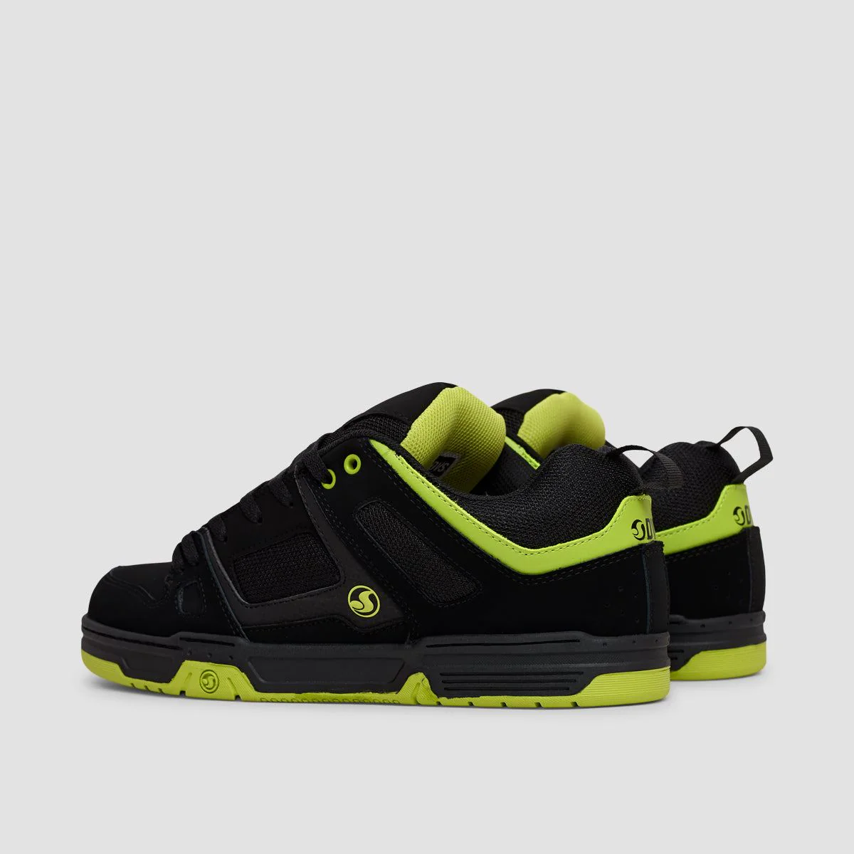 DVS Gambol Shoes - Black/Lime/PU Nubuck - Image 3
