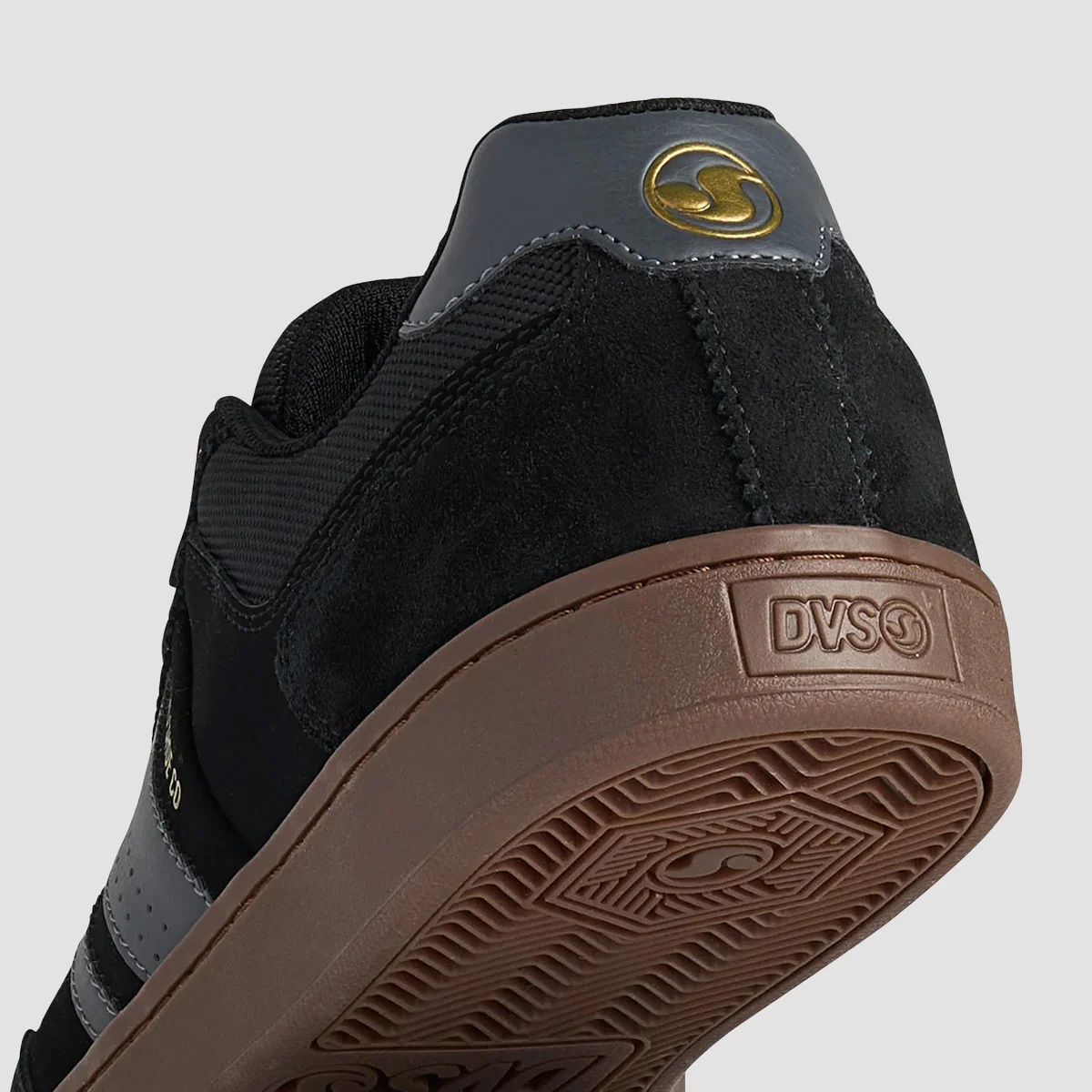 DVS Milan ST Shoes - Black/Black/Gum - Image 3