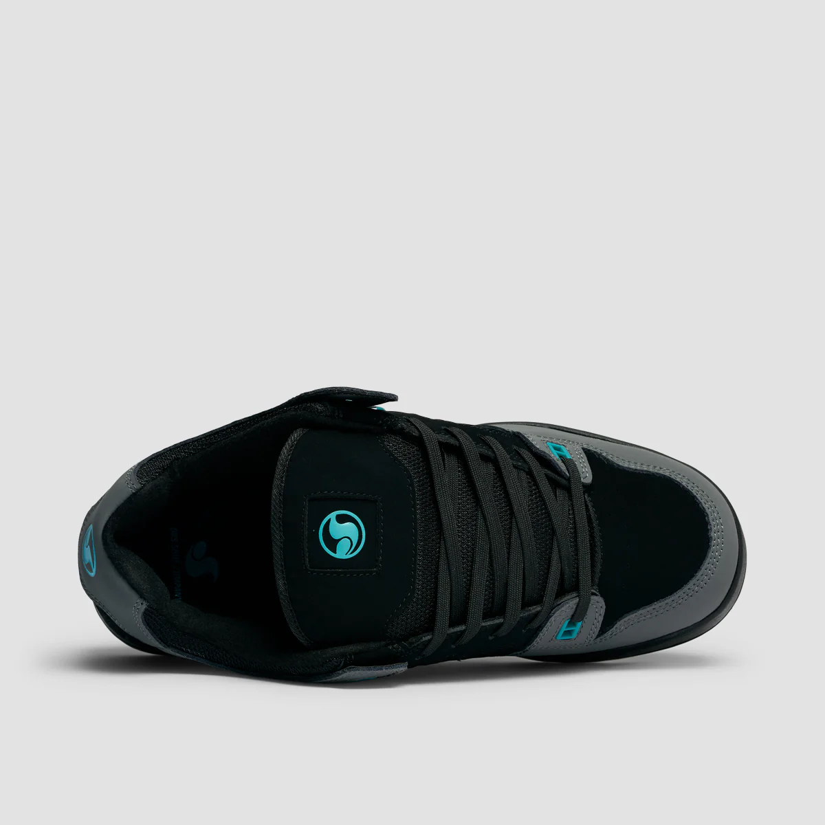 DVS Militia Snow Shoes - Black/Turquoise/Gum Nubuck - Image 4