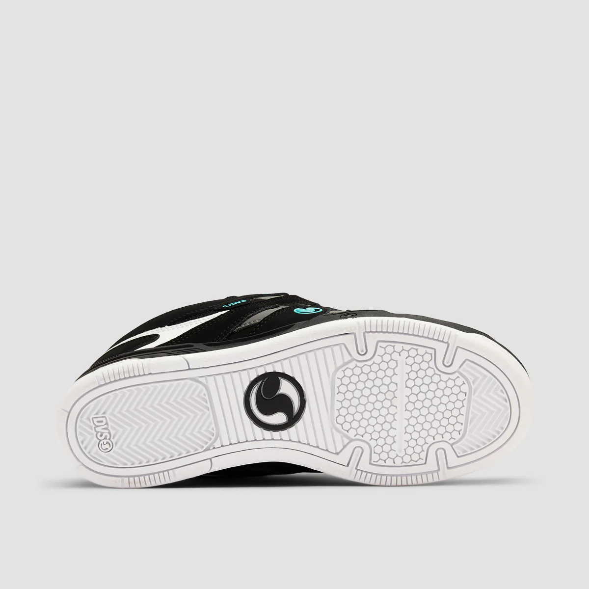 DVS Primo Shoes - Black/Charcoal/Turquois Nubuck - Image 5