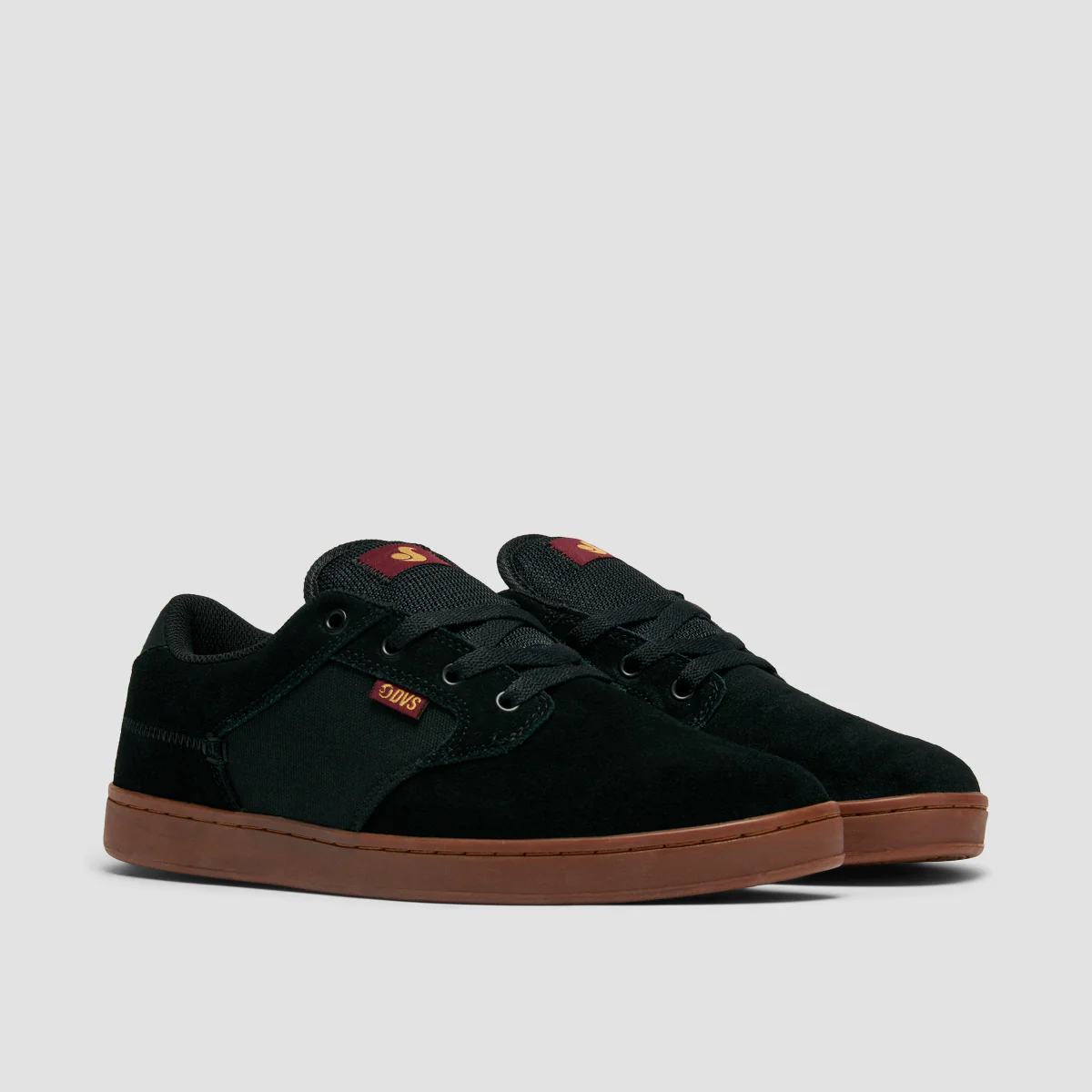 DVS Quentin Shoes - Black/Port/Gum Suede - Image 2