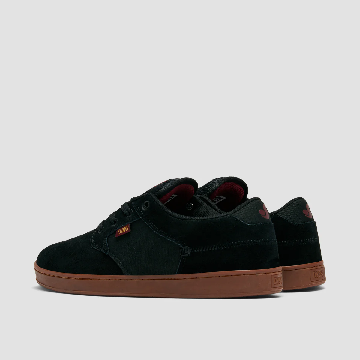 DVS Quentin Shoes - Black/Port/Gum Suede - Image 3