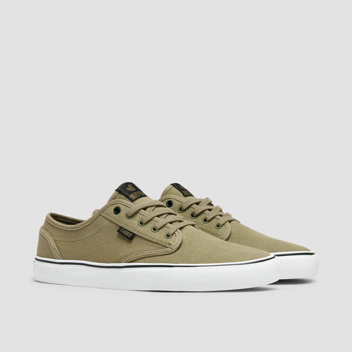 DVS Rico CT Shoes - Olive/White Canvas - Image 2