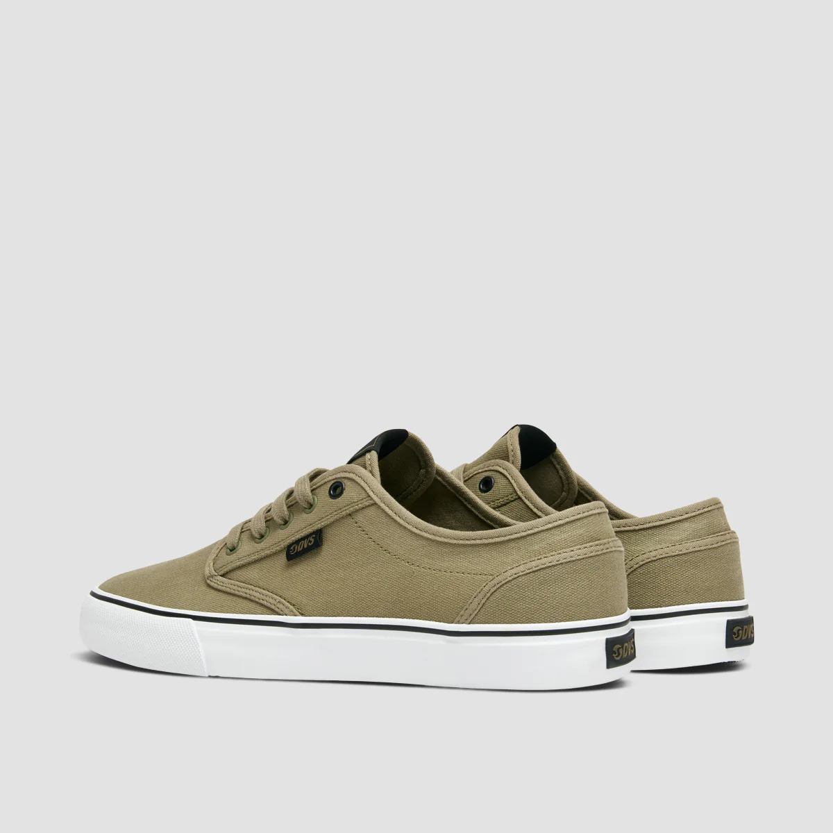 DVS Rico CT Shoes - Olive/White Canvas - Image 3