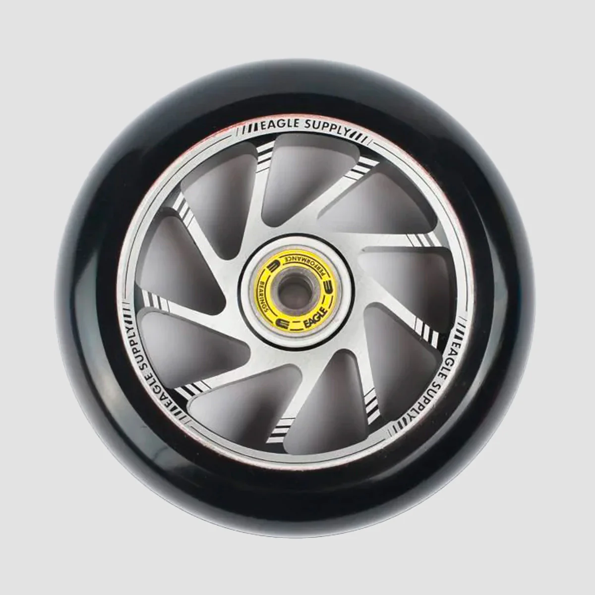 Eagle Supply Radix Team Core Scooter Wheel Silver/Black 115mm