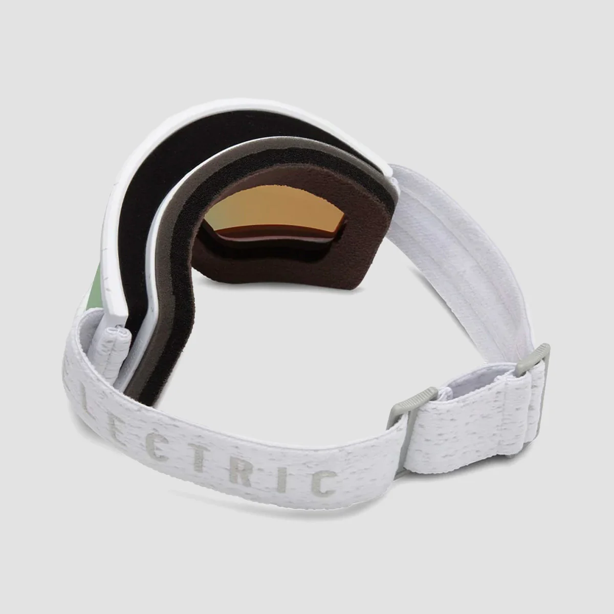 Electric Hex Snow Goggles Matte Speckled White/Gold Chrome With Bonus Lense - Image 2