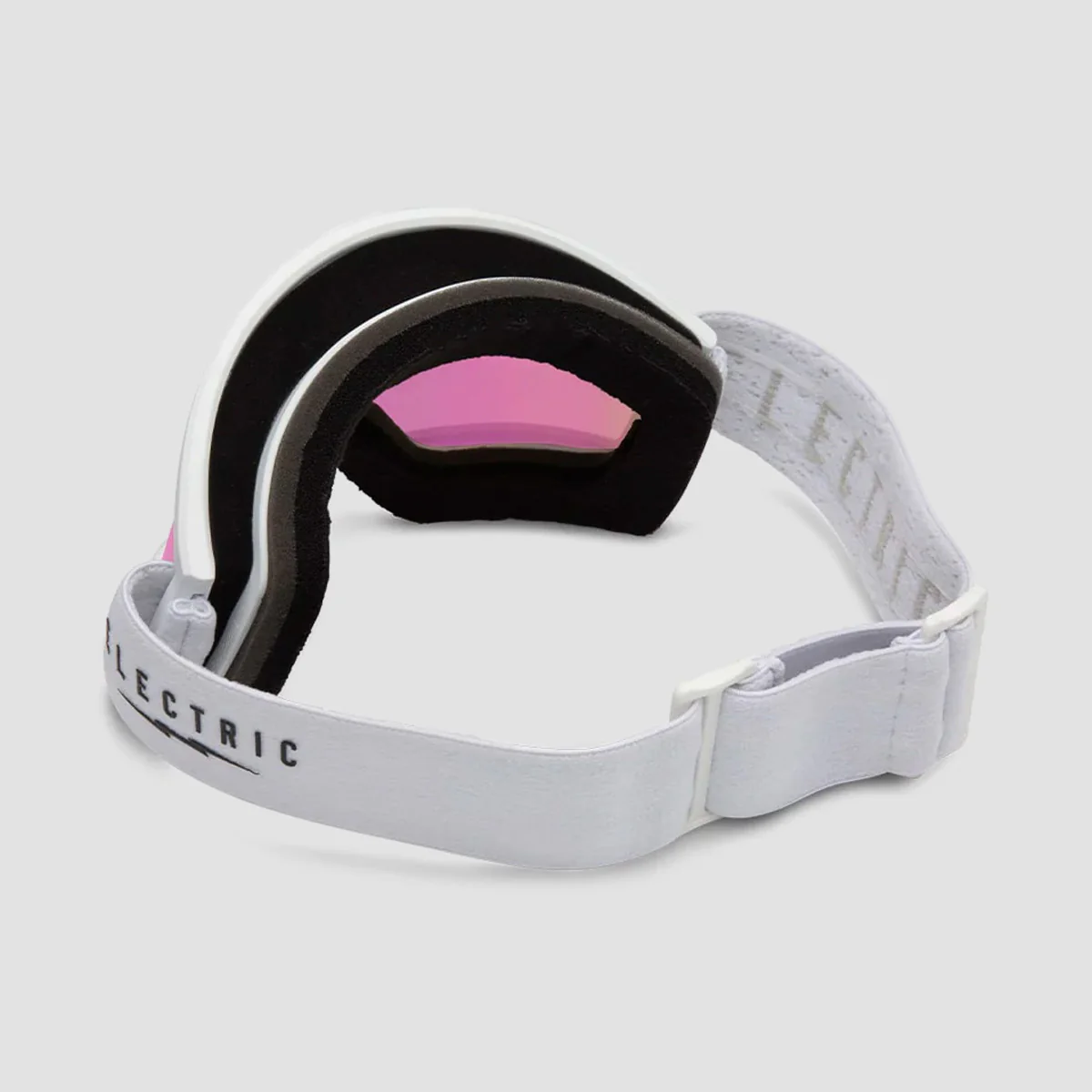 Electric Hex Snow Goggles Matte White/Pink Chrome - Image 2