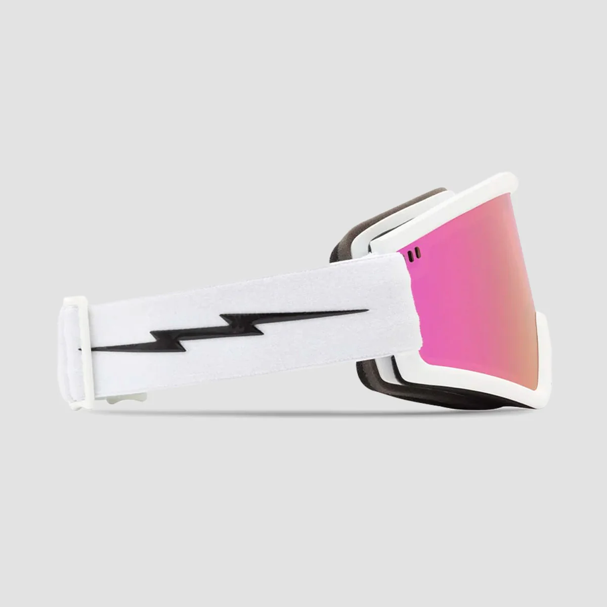 Electric Hex Snow Goggles Matte White/Pink Chrome - Image 3